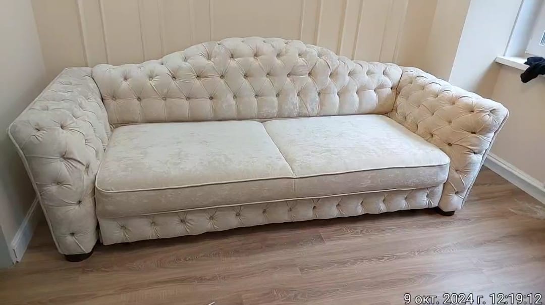 Замена обивки дивана на дому. Абинск